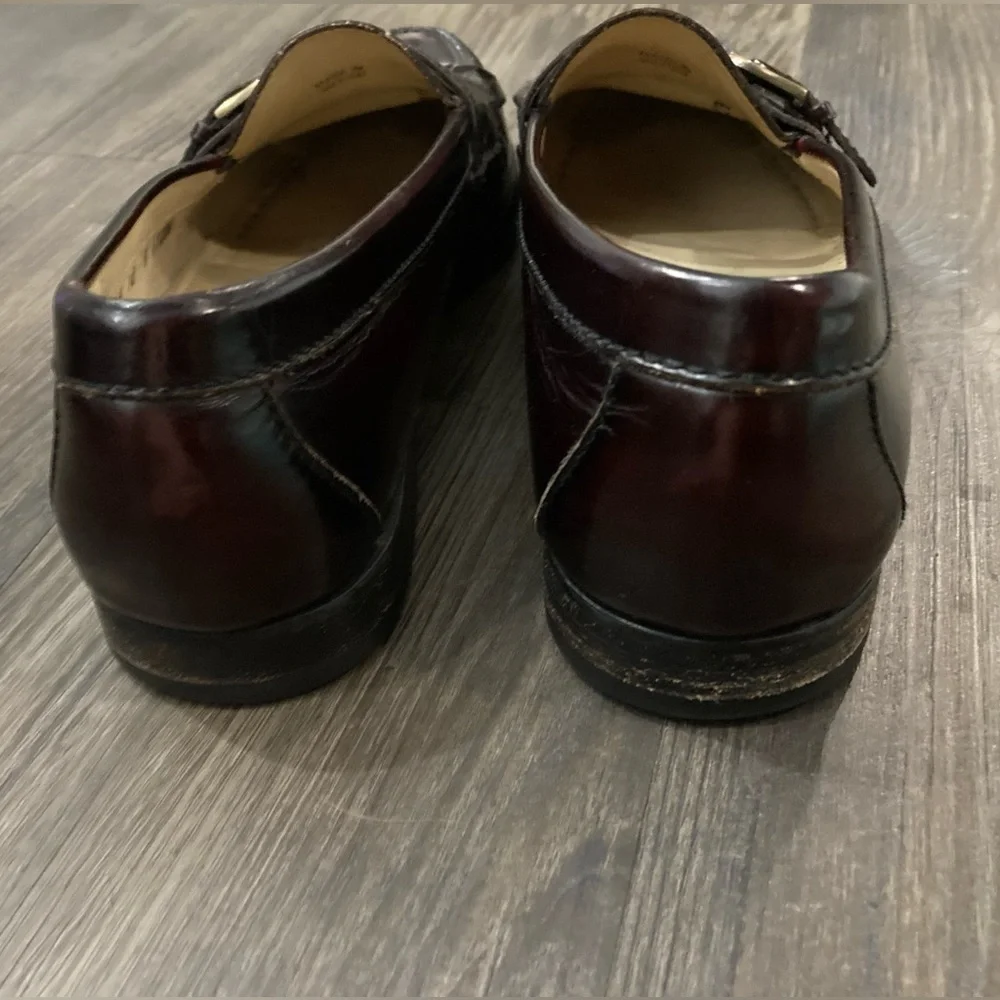 Cole Haan Vintage Men’s Burgandy Pinch Buckle Slip On Loafer Size‎ 10